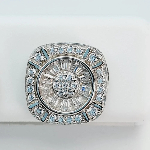 925 Sterling Silver Cubic Zirconia Earrings, U19254796 - Picture 6 of 10